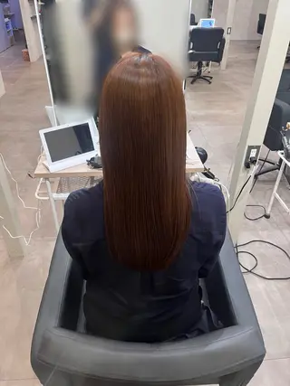 セミロング 高田 美羽のヘアスタイル