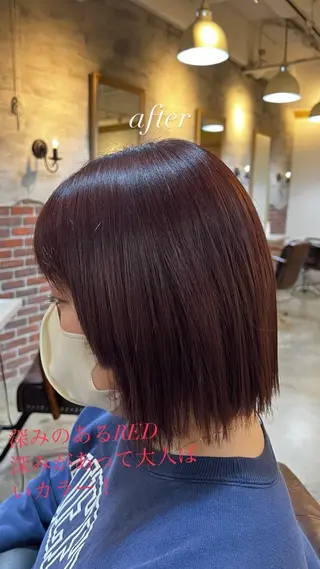 カラー Tocolaso柏店所属・いさく ひでみつのヘアスタイル
