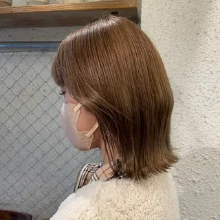 ミディアム カラー ヘアアレンジ 押切 響 のヘアスタイル