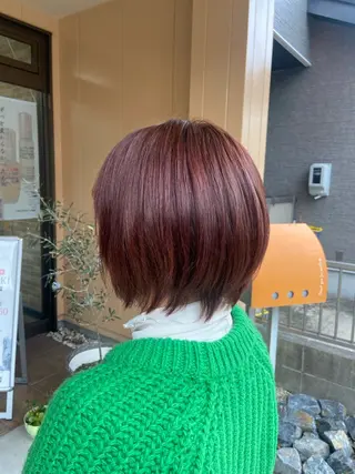 ショート 千上 結希奈のヘアスタイル