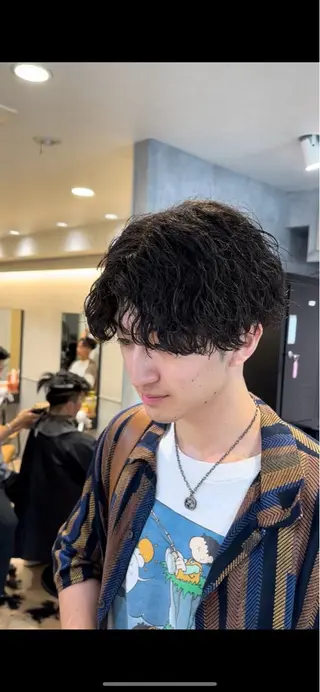ショート パーマ メンズ RAYS NAGOYA所属・RAYSNAGOYA 雅也のヘアスタイル