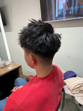 メンズ 岡田 遥希のヘアスタイル