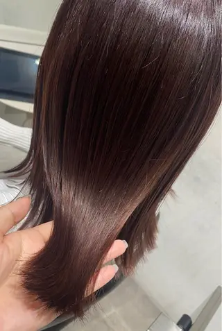 ミディアム カラー SALOWIN銀座Suite所属・長谷川 なつみのヘアスタイル