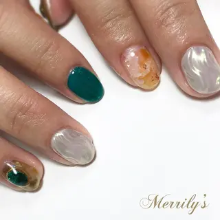 ネイル Merrily's所属・Merrily's Hagi Minaのネイルデザイン