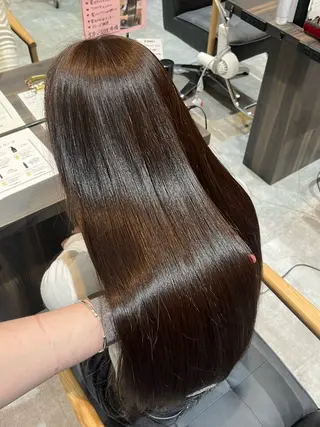 ロング 北川 梨乃のヘアスタイル