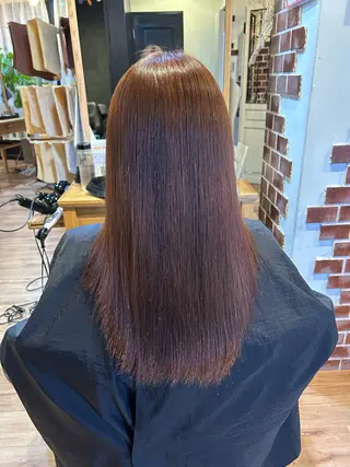 ロング カラー 巽 愛夏のヘアスタイル
