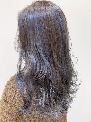 セミロング カラー 横浜🍒カット エクステ/RIEのヘアスタイル