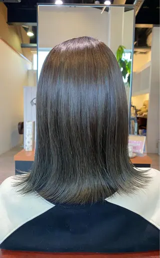 セミロング カラー 金沢市/美容師/ 岡島由希美のマツエク・マツパデザイン