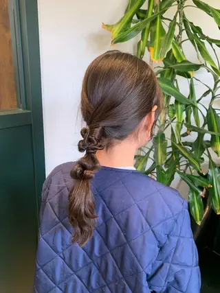 ロング ヘアアレンジ 黒岩 珠奈のヘアスタイル