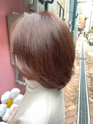 ミディアム カラー ナカムラ イヅミのヘアスタイル