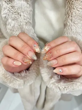 ネイル Ray. ちゅるん系ニュアンスのネイルデザイン