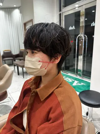 ショート パーマ hollo原宿所属・パーマ/ハイトーン 🎀Rumiのヘアスタイル