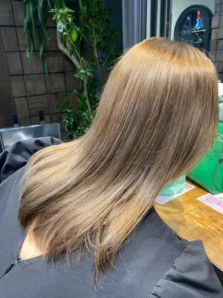 ミディアム カラー 韓国ヘア/銀座/ 艶髪/ウチダのヘアスタイル