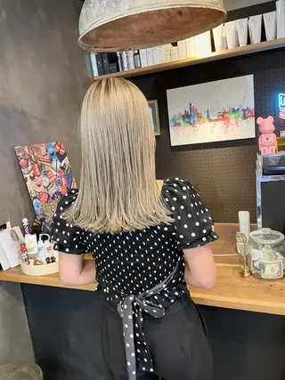 セミロング カラー D.log 大和西大寺店所属・川崎 雅大のヘアスタイル