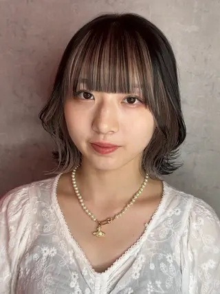 ショート カラー 韓国ヘア/艶カラー /田中悠佑のヘアスタイル