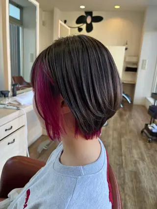 ショート カラー アトリエファゴ　ハナミズキ店所属・アトリエファゴ Noaのヘアスタイル