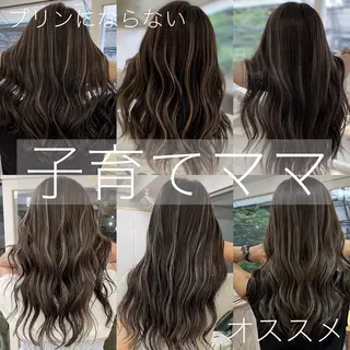 ロング カラー ヘアアレンジ 久米 治仁のヘアスタイル