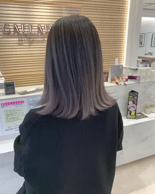 ミディアム カラー 韓国風/顔周りカット /髪質改善RYOTAのヘアスタイル