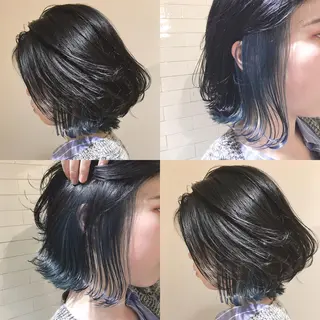 ミディアム カラー メンズツイスパ ショートフクヤマシンのヘアスタイル