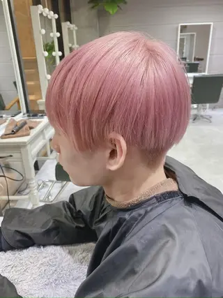 カラー ヘアアレンジ ショート メンズ 𝐑𝐈𝐍𝐊𝐀 🐷🖤のヘアスタイル