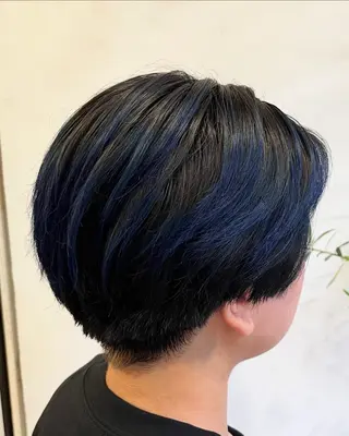 ショート カラー 🫧艶髪デザイナー 🫧白石航汰のヘアスタイル