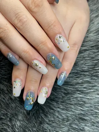 カラー ネイル Chérinail 爪のお手入れのネイルデザイン