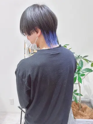 ミディアム カラー ヘアアレンジ メンズ メンズZina代表 田端 麗治のヘアスタイル