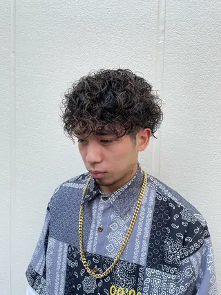 メンズ 島本 燎のヘアスタイル