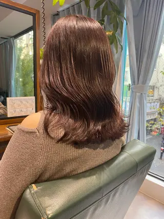 ミディアム GO TODAY SHAiRE SALON 原宿Stella店所属・𓍯柔らかhair 𓍯 yukinoのヘアスタイル