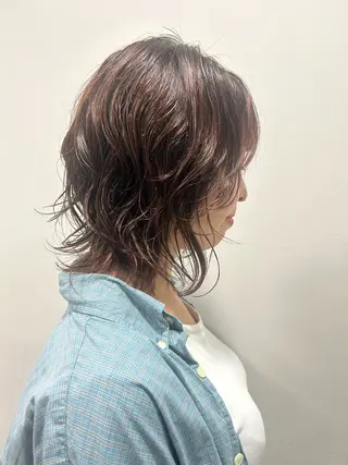 セミロング パーマ HAIR＆ART LUMINA　【ルミナ】所属・８月限定半額‼️‼️ ルミナよしだきほ🌼のヘアスタイル