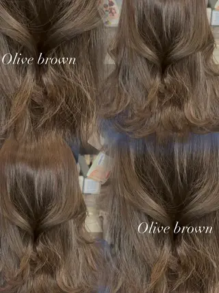 セミロング レイヤーカット/韓国 ヘア/LILICAのヘアスタイル