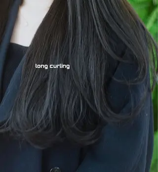 ロング カラー Pocket仙台 💚モエリのヘアスタイル