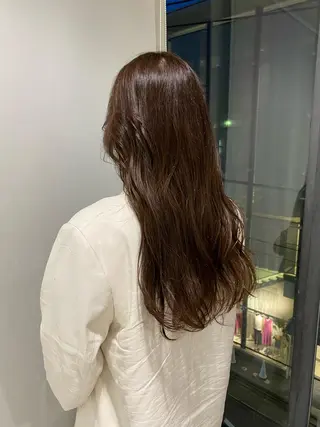 ロング カラー mei / 艶カラー ミディアム レイヤーのヘアスタイル