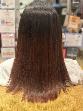 セミロング パーマ bissflare 三津橋のヘアスタイル