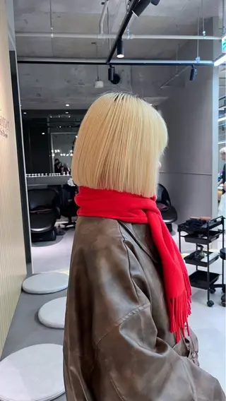 ショート Lond Mirror所属・けいし　メンズカット ボブカットのヘアスタイル