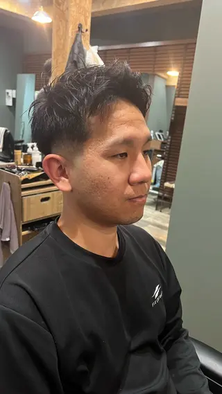 ショート メンズ 荻沼 快のヘアスタイル