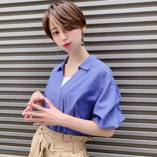 ショート calna by  elmo所属・ショート特化美容師 大阪京橋　大本　渉のヘアスタイル