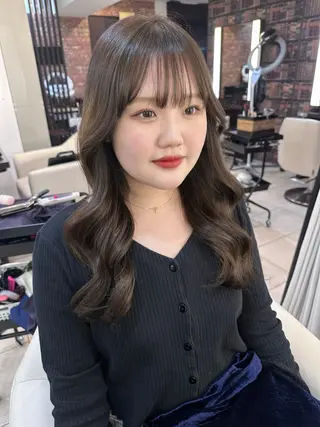 ロング mio/【日本橋】 パーマモデルのヘアスタイル