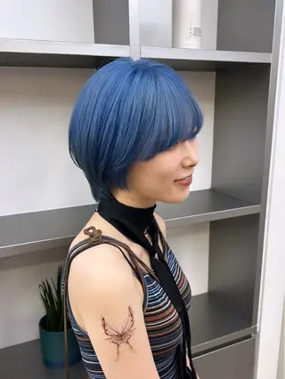 ショート MiRI💜地毛級 エクステ✖似合わせ技のヘアスタイル