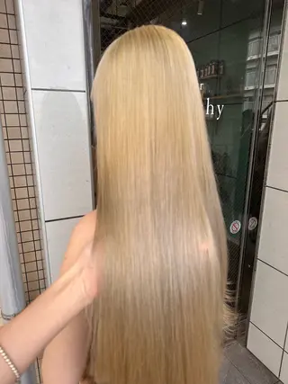 ロング カラー 🧸プルエクステ❤︎ ネイルKAO🧸のヘアスタイル