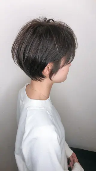 ショート neaf六本木所属・韓国風レイヤー ショート/犬塚 優介のヘアスタイル