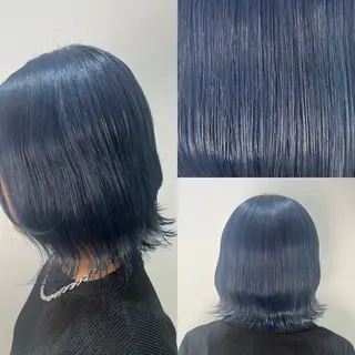 ミディアム ブリーチカラー特化 美容師/𝕐𝕌𝕀のヘアスタイル