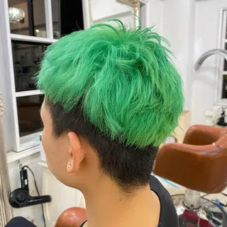 ショート カラー JAM所属・透明感ケアカラー 🌟misaki🌟のヘアスタイル