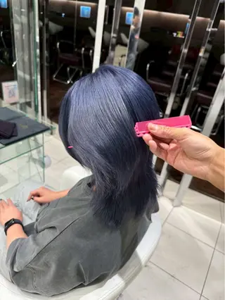 ミディアム 柳生 陽香のヘアスタイル
