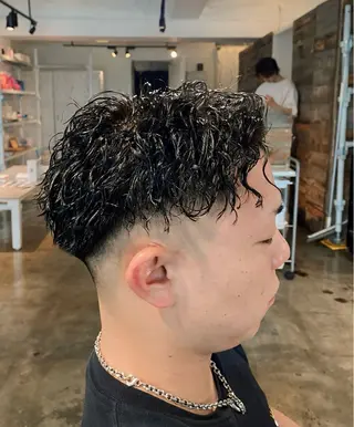 パーマ メンズ メンズパーマ 特化/中川拓也のヘアスタイル