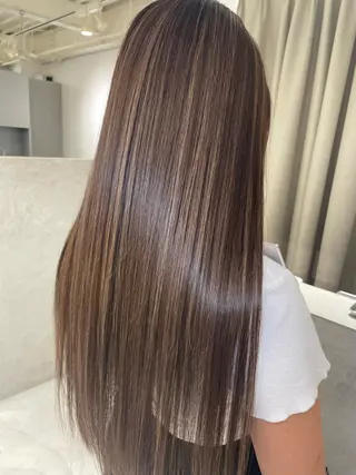 ロング kumon ayu ブリーチ/ハイトーンのヘアスタイル