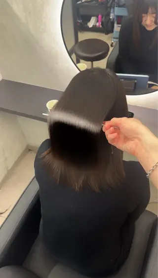 ロング カラー ヘアアレンジ 新宿 /髪質改善/ 縮毛矯正/ヒュウガのヘアスタイル