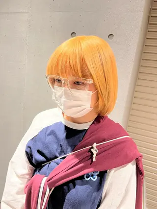 ショート 艶髪レイヤー/ ハイトーンKeitaのヘアスタイル