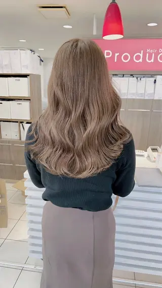 ミディアム 髪質改善縮毛矯正 指名No.1👑のヘアスタイル