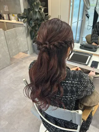 ロング ヘアアレンジ 0円メンズカット 🫧大森明🫧のヘアスタイル